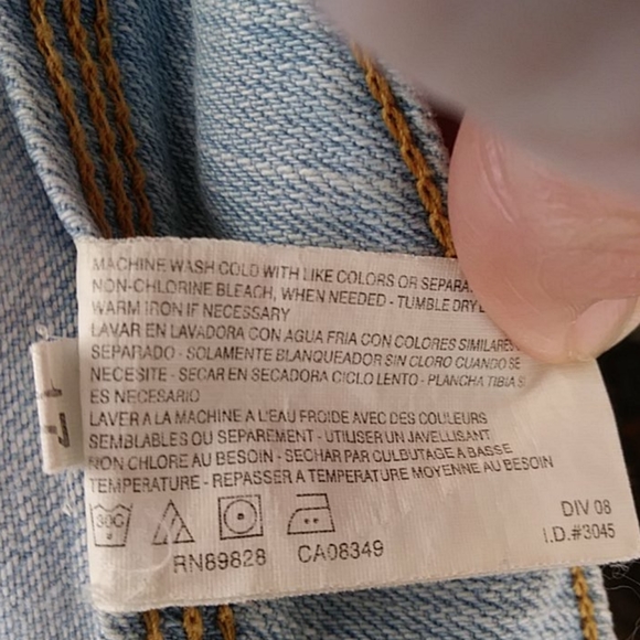 Jeanstar Cuffed Capri Jeans Size 8 Blue - Picture 4 of 16